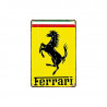 PLAQUE EN ÉTAIN FERRARI 30 X 20 CM