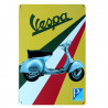 PLAQUE EN ÉTAIN  VESPA 30 X 20 CM