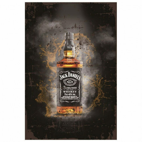 PLAQUE EN ÉTAIN JACK DANIEL'S 30 X 20 CM