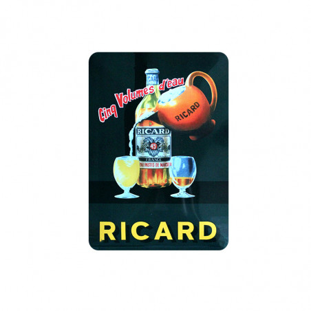 PLAQUE EN ÉTAIN RICARD 30 X 20 CM