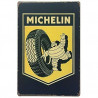 PLAQUE EN ÉTAIN MICHELIN 30 X 20 CM