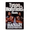 PLAQUE EN ÉTAIN BOXE TYSON VS HOLYFIELD  30 X 20 CM