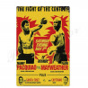 PLAQUE EN ÉTAIN BOXE PACQUIAO VS MAYWEATHER 30 X 20 CM