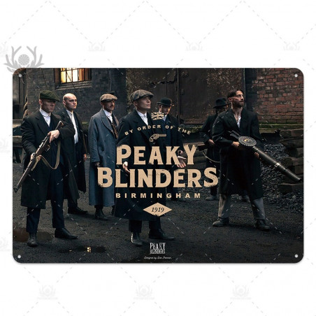 PLAQUE EN ÉTAIN SÉRIE TV PEAKY BLINDERS 30 X 20 CM