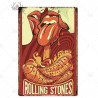 PLAQUE EN ÉTAIN THE ROLLING STONES 30 X 20 CM