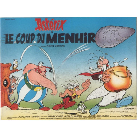 PLAQUE EN ÉTAIN ASTERIX ET OBELIX 30X20 CM