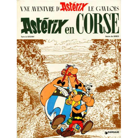 PLAQUE EN ÉTAIN ASTERIX ET OBELIX 30X20 CM