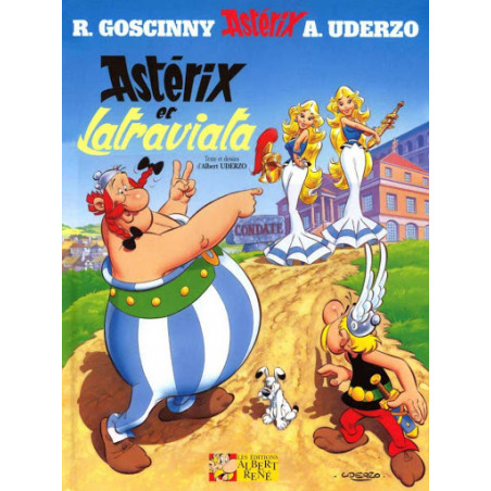 PLAQUE EN ÉTAIN ASTERIX ET OBELIX 30X20 CM