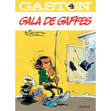 PLAQUE EN ÉTAIN GASTON LAGAFFE 30X20 CM