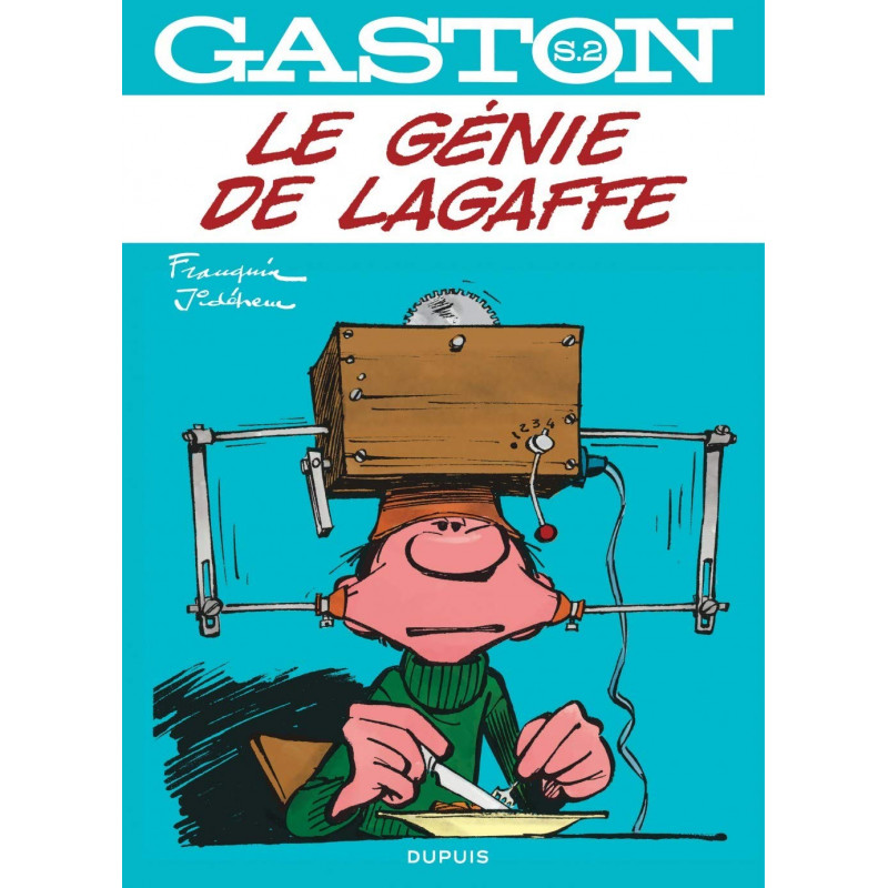 PLAQUE EN ÉTAIN GASTON LAGAFFE 30X20 CM