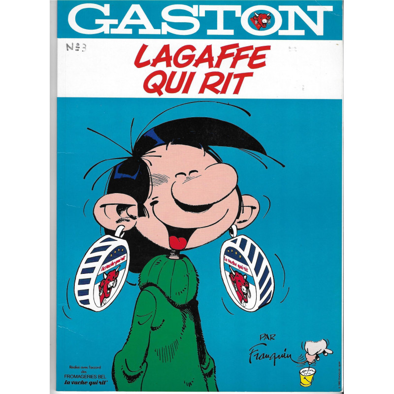 PLAQUE EN ÉTAIN GASTON LAGAFFE 30X20 CM