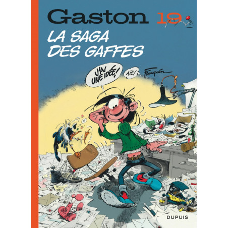 PLAQUE EN ÉTAIN GASTON LAGAFFE 30X20 CM