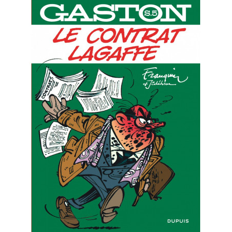 PLAQUE EN ÉTAIN GASTON LAGAFFE 30X20 CM