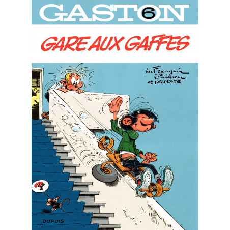 PLAQUE EN ÉTAIN GASTON LAGAFFE 30X20 CM