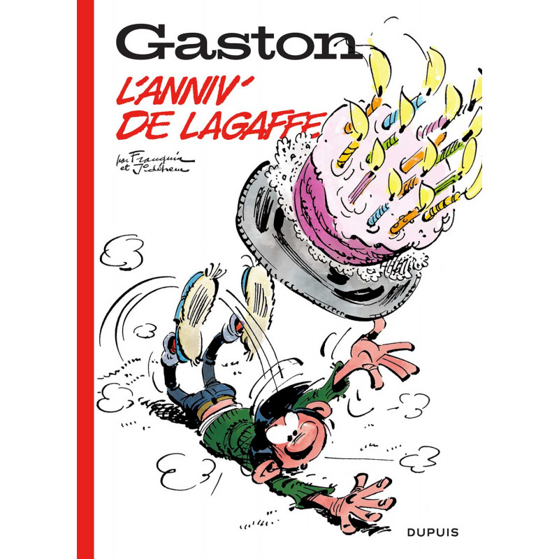 PLAQUE EN ÉTAIN GASTON LAGAFFE 30X20 CM