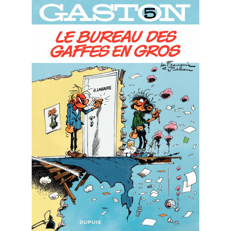 PLAQUE EN ÉTAIN GASTON LAGAFFE 30X20 CM