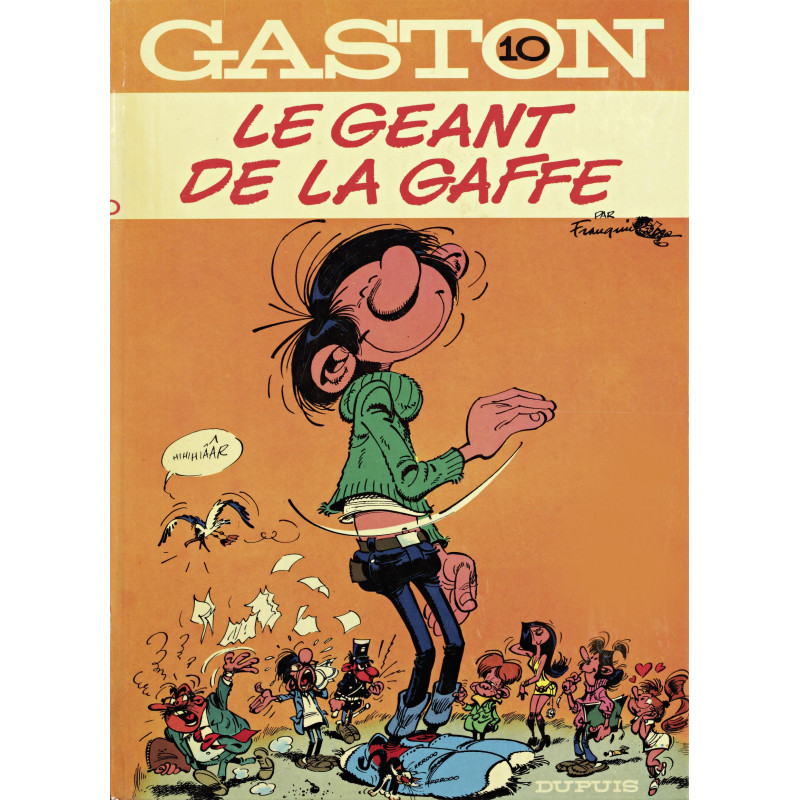 PLAQUE EN ÉTAIN GASTON LAGAFFE 30X20 CM