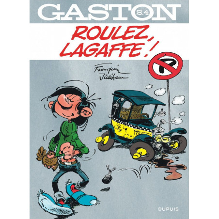 PLAQUE EN ÉTAIN GASTON LAGAFFE 30X20 CM