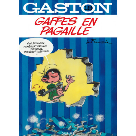 PLAQUE EN ÉTAIN GASTON LAGAFFE 30X20 CM