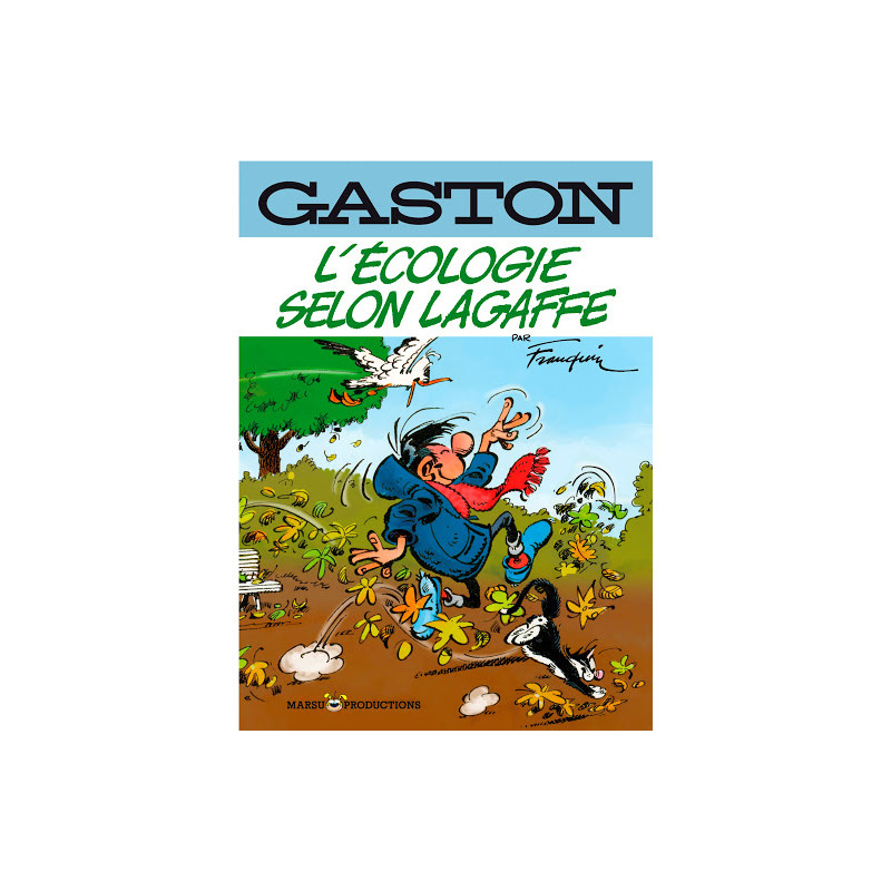 PLAQUE EN ÉTAIN GASTON LAGAFFE 30X20 CM