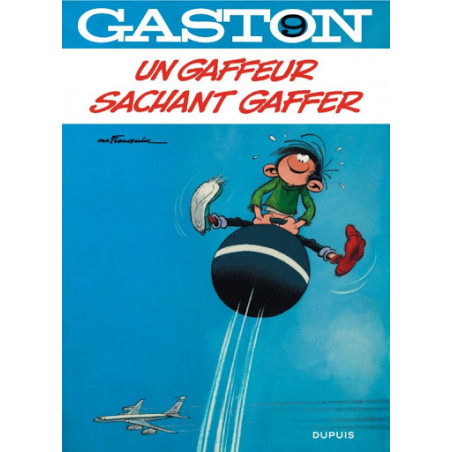 PLAQUE EN ÉTAIN GASTON LAGAFFE 30X20 CM