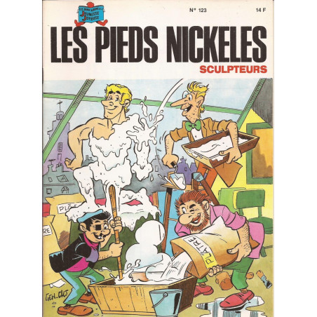 PLAQUE EN ÉTAIN LES PIEDS NICKELES 30X20 CM