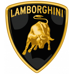 PLAQUE EN ÉTAIN LAMBORGHINI 30X20 CM