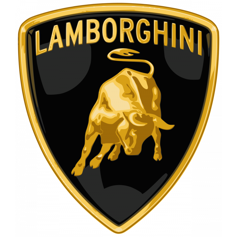 PLAQUE EN ÉTAIN LAMBORGHINI 30X20 CM