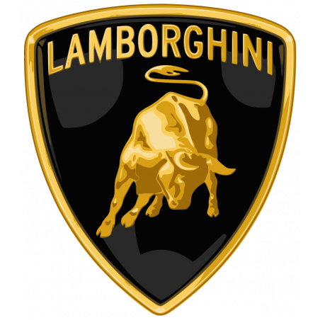 PLAQUE EN ÉTAIN LAMBORGHINI 30X20 CM