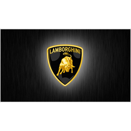 PLAQUE EN ÉTAIN LAMBORGHINI 30X20 CM