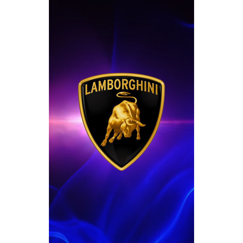 PLAQUE EN ÉTAIN LAMBORGHINI 30X20 CM