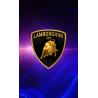 PLAQUE EN ÉTAIN LAMBORGHINI 30X20 CM