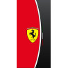 PLAQUE EN ÉTAIN FERRARI 30X20 CM