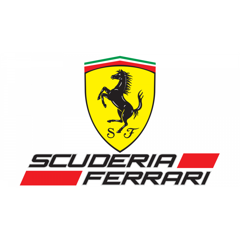 PLAQUE EN ÉTAIN FERRARI 30X20 CM