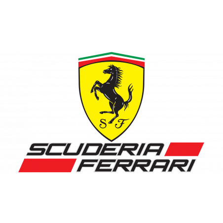 PLAQUE EN ÉTAIN FERRARI 30X20 CM