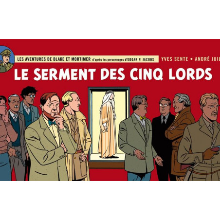 PLAQUE EN ÉTAIN BLAKE & MORTIMER 30X20 CM