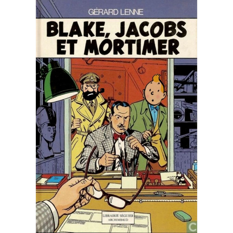 PLAQUE EN ÉTAIN BLAKE & MORTIMER 30X20 CM