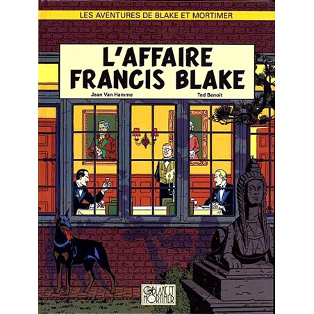 PLAQUE EN ÉTAIN BLAKE & MORTIMER 30X20 CM