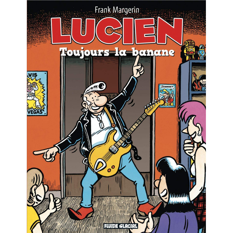 PLAQUE EN ÉTAIN BD LUCIEN 30X20 CM