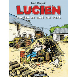 PLAQUE EN ÉTAIN BD LUCIEN 30X20 CM