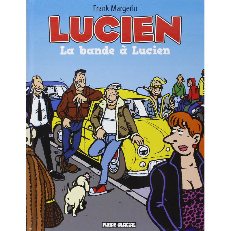 PLAQUE EN ÉTAIN BD LUCIEN 30X20 CM