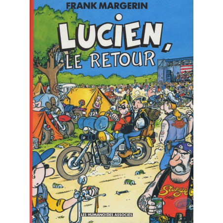 PLAQUE EN ÉTAIN BD LUCIEN 30X20 CM