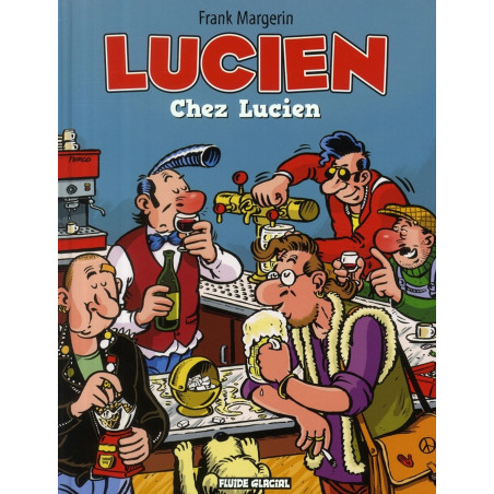 PLAQUE EN ÉTAIN BD LUCIEN 30X20 CM