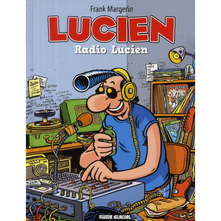 PLAQUE EN ÉTAIN BD LUCIEN 30X20 CM