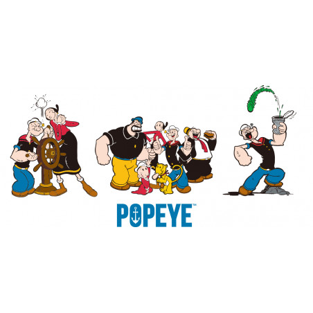 PLAQUE EN ÉTAIN POPEYE 30X20 CM