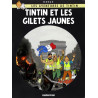 PLAQUE EN ÉTAIN TINTIN 30 X 20 CM