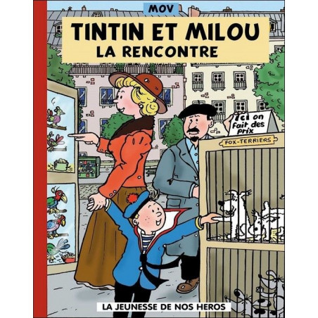 PLAQUE EN ÉTAIN TINTIN 30 X 20 CM