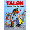 PLAQUE EN ÉTAIN ACHILLE TALON  30 X 20 CM