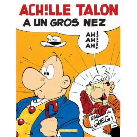 PLAQUE EN ÉTAIN ACHILLE TALON  30 X 20 CM