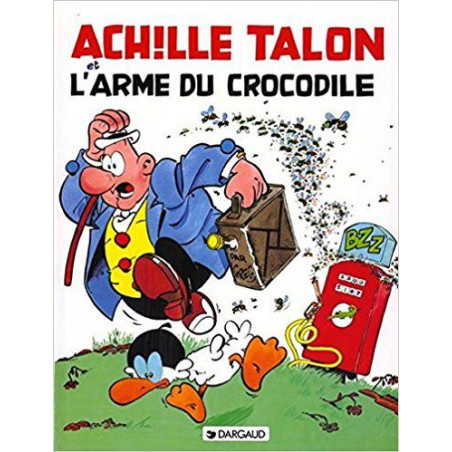 PLAQUE EN ÉTAIN ACHILLE TALON  30 X 20 CM